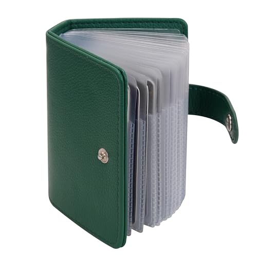 AIRCBC Kreditkartenetui Damen und Herren Kartenetui Leder - 40 Karten von AIRCBC