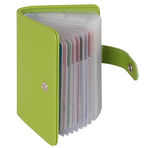 AIRCBC Kreditkartenetui Damen und Herren Kartenetui Leder - 40 Karten von AIRCBC