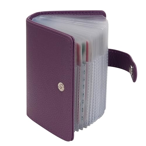 AIRCBC Kreditkartenetui Damen und Herren Kartenetui Leder - 40 Karten von AIRCBC