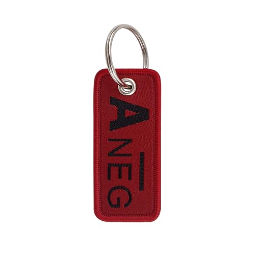 AIRHSKWI Blood Type Embroidered Keychain Pendant Fashionable Accessory for Bags and Backpacks Handmade Student Key Decoration AIRHSKWI Blood Type Embroidered Keychain Pendant Fashionable Accessory for Bags and Backpacks Handmade Student Key Decoration von AIRHSKWI