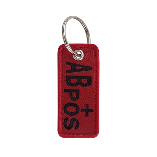 AIRHSKWI Blood Type Embroidered Keychain Pendant Fashionable Accessory for Bags and Backpacks Handmade Student Key Decoration AIRHSKWI Blood Type Embroidered Keychain Pendant Fashionable Accessory for Bags and Backpacks Handmade Student Key Decoration von AIRHSKWI