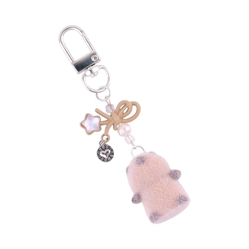 AIRHSKWI Entzückender Filz-Schlüsselanhänger mit Tiermotiv, leichtes und stilvolles Accessoire für Taschen oder Autos, Gemischte Materialien AIRHSKWI Entzückender Filz-Schlüsselanhänger mit Tiermotiv, leichtes und stilvolles Accessoire für Taschen oder Autos, Gemischte Materialien von AIRHSKWI
