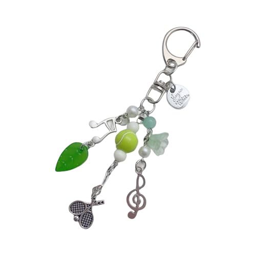 AIRHSKWI Handgefertigter Tennistaschen-Schlüsselanhänger, stabile Legierung, personalisierbares Accessoire für Sportbegeisterte und Erwachsene, den täglichen Gebrauch, Metalllegierung von AIRHSKWI