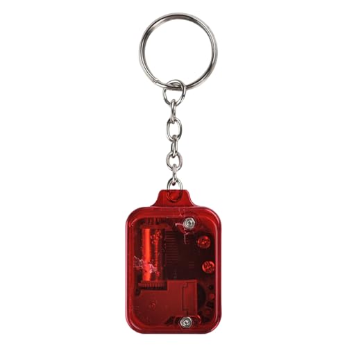 AIRHSKWI Miniatur Spieluhr Schlüsselanhänger Anhänger Elegante Spieluhr Schlüsselanhänger mit Musik Tasche Dekoration Eine bezaubernde Ideen von AIRHSKWI