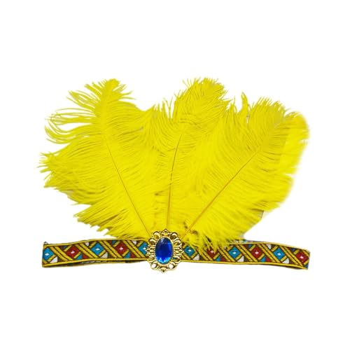 Auffällige gefiederte Stirnbänder für Mädchen, Maskerade, Haarschmuck, Flapper-Stirnband Auffällige gefiederte Stirnbänder für Mädchen, Maskerade, Haarschmuck, Flapper-Stirnband von AIRHSKWI