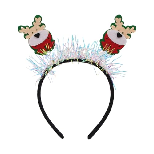 Festliches Weihnachts-Stirnband, modische Kopfbedeckung, Kostümzubehör, Dekoration für mehr Urlaubsspaß bei jeder Veranstaltung von AIRHSKWI