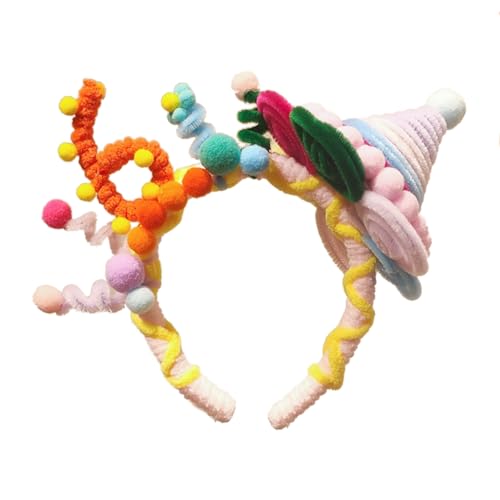 Gesichtswasch-Haarband, niedliches kreatives Stirnband, einfaches Temperament, für Hochzeiten und Feiern von AIRHSKWI