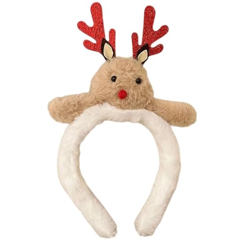 Geweih Stirnband Weihnachten Kopfbedeckung Weihnachten Party Foto Requisiten Party Kopfbedeckung Cosplay Zubehör von AIRHSKWI