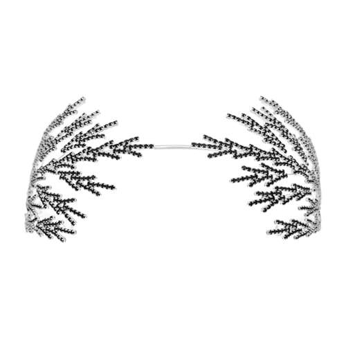 Glänzendes Strass-Blumen-Stirnband für Braut, luxuriöses Kristall-Haarband, Abendkleid, Haarband, Hochzeit, Braut, Haarreif von AIRHSKWI