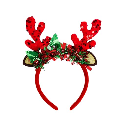 Haarreif für Weihnachten, Party, Elch, Elch, Haarreif, saisonale Festivals, Requisiten, Haarband, Familientreffen, Weihnachten von AIRHSKWI