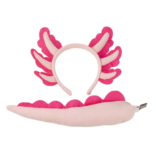 Halloween Salamanders Hairhoop Plüsch Haarband Musik Festival Versammlung Kopfbedeckung Lovely Animal Ear Stirnband für den täglichen Gebrauch von AIRHSKWI