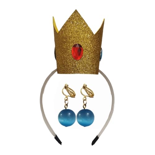 Kronen Stirnbänder Verstellbare Kopfbedeckung Haltbarkeit Haarreifen Bequemes Haarband für Partys und Hochzeiten von AIRHSKWI