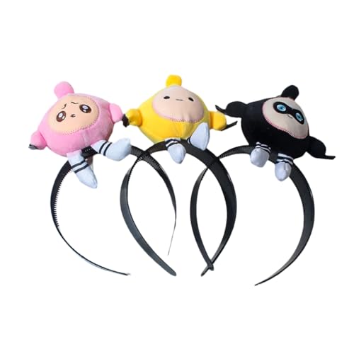 Lustiges Haarband für Make-up-Partys, mit Pony-Clip, Kopfbedeckung, Pony-Clip, kreatives Stirnband für Make-up von AIRHSKWI