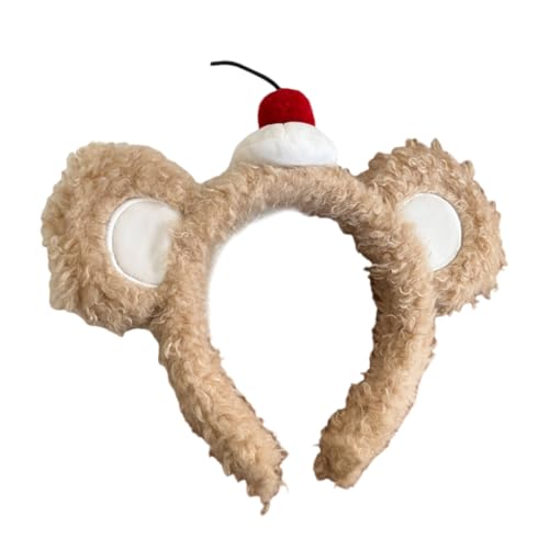 Modisches cremefarbenes Kuchen-Stirnband, bequem und verstellbar, für den täglichen Gebrauch, Ornament für Zuhause oder auf Reisen von AIRHSKWI