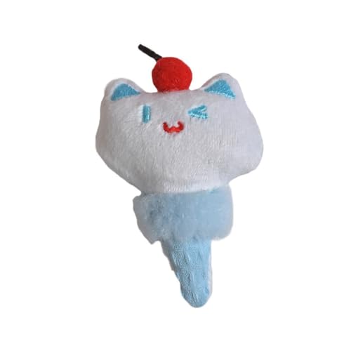 Stilvolle Plüsch-Katzen-Eiscreme-Haarnadel für stilvolle Frauen, bequeme und praktische Haarspange Haarteile Haarschmuck von AIRHSKWI