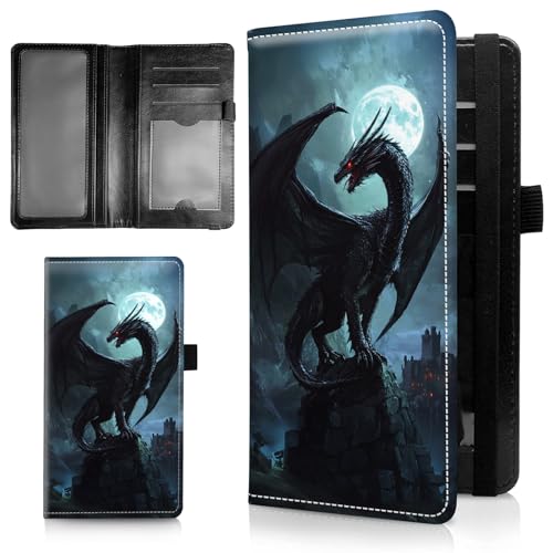 AIRWEE Schlanke Scheckbuchhülle für Damen, RFID-blockierend, PU-Leder, Scheckbuch-Brieftasche mit Kartenfächern, Stifthalter, Bifold Durable Scheckbuch-Register und Hülle für Geldbörse, A1, Moon Black AIRWEE Schlanke Scheckbuchhülle für Damen, RFID-blockierend, PU-Leder, Scheckbuch-Brieftasche mit Kartenfächern, Stifthalter, Bifold Durable Scheckbuch-Register und Hülle für Geldbörse, A1, Moon Black von AIRWEE