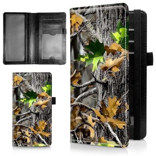 AIRWEE Schlanke Scheckbuchhülle für Damen, RFID-blockierend, PU-Leder, Scheckbuch-Geldbörse mit Kartenfächern, Stifthalter, Bifold Durable Scheckbuch-Register und Abdeckung für Geldbörse, Camouflage AIRWEE Schlanke Scheckbuchhülle für Damen, RFID-blockierend, PU-Leder, Scheckbuch-Geldbörse mit Kartenfächern, Stifthalter, Bifold Durable Scheckbuch-Register und Abdeckung für Geldbörse, Camouflage von AIRWEE