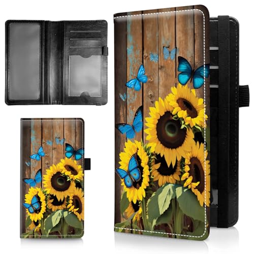 AIRWEE Schlanke Scheckbuchhülle für Damen, RFID-blockierend, PU-Leder, Scheckbuch-Geldbörse mit Kartenfächern, Stifthalter, Bifold Durable Scheckbuch-Register und Abdeckung für Geldbörse, Holzmaserung AIRWEE Schlanke Scheckbuchhülle für Damen, RFID-blockierend, PU-Leder, Scheckbuch-Geldbörse mit Kartenfächern, Stifthalter, Bifold Durable Scheckbuch-Register und Abdeckung für Geldbörse, Holzmaserung von AIRWEE