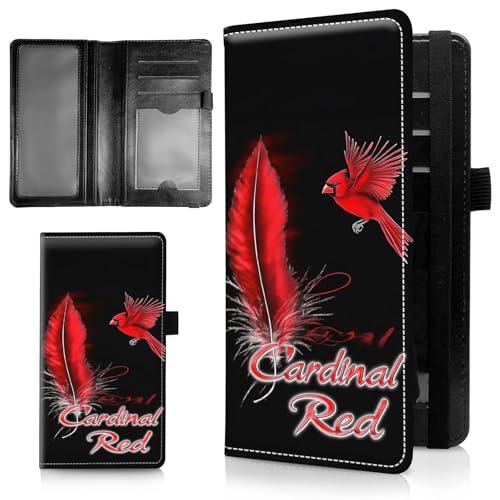 AIRWEE Schlanke Scheckbuchhülle für Damen, RFID-blockierendes PU-Leder, Scheckbuch-Brieftasche mit Kartenfächern, Stifthalter, Bifold Durable Scheckbuch-Register und Abdeckung für Geldbörse, roter AIRWEE Schlanke Scheckbuchhülle für Damen, RFID-blockierendes PU-Leder, Scheckbuch-Brieftasche mit Kartenfächern, Stifthalter, Bifold Durable Scheckbuch-Register und Abdeckung für Geldbörse, roter von AIRWEE