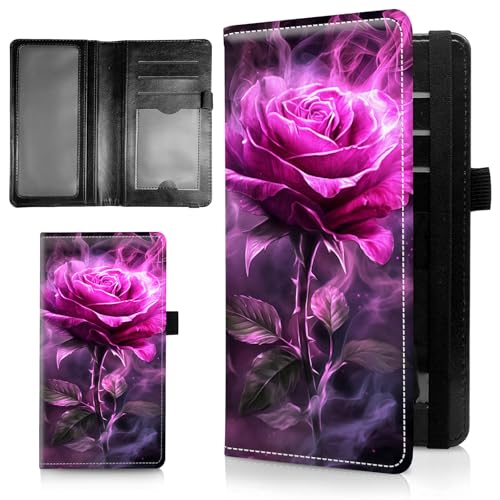 AIRWEE Schlanke Scheckbuchhülle für Damen, RFID-blockierendes PU-Leder, Scheckbuch-Brieftasche mit Kartenfächern, Stifthalter, Bifold Durable Scheckbuch-Register und Abdeckung für Geldbörse, Lila Rose AIRWEE Schlanke Scheckbuchhülle für Damen, RFID-blockierendes PU-Leder, Scheckbuch-Brieftasche mit Kartenfächern, Stifthalter, Bifold Durable Scheckbuch-Register und Abdeckung für Geldbörse, Lila Rose von AIRWEE