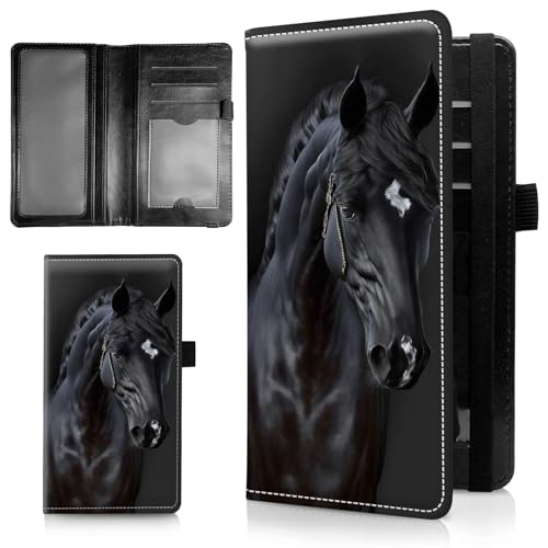 AIRWEE Schlanke Scheckbuchhülle für Damen, RFID-blockierendes PU-Leder, Scheckbuch-Geldbörse mit Kartenfächern, Stifthalter, Bifold Durable Scheckbuch-Register und Abdeckung für Geldbörse, schwarzes AIRWEE Schlanke Scheckbuchhülle für Damen, RFID-blockierendes PU-Leder, Scheckbuch-Geldbörse mit Kartenfächern, Stifthalter, Bifold Durable Scheckbuch-Register und Abdeckung für Geldbörse, schwarzes von AIRWEE