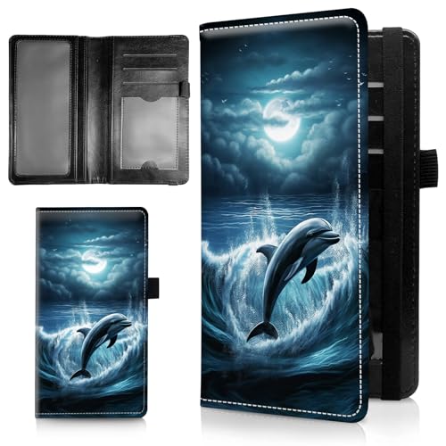 AIRWEE Schlanke Scheckbuchhülle für Damen, RFID-blockierendes PU-Leder, Scheckbuch-Geldbörse mit Kartenfächern, Stifthalter, Bifold Durable Scheckbuch-Register und Abdeckung für Geldbörse, Moon AIRWEE Schlanke Scheckbuchhülle für Damen, RFID-blockierendes PU-Leder, Scheckbuch-Geldbörse mit Kartenfächern, Stifthalter, Bifold Durable Scheckbuch-Register und Abdeckung für Geldbörse, Moon von AIRWEE