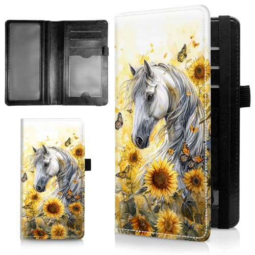 AIRWEE Schlanke Scheckbuchhülle für Damen, RFID-blockierendes PU-Leder, Scheckbuch-Geldbörse mit Kartenfächern, Stifthalter, Bifold Durable Scheckbuch-Register und Abdeckung für Geldbörse von AIRWEE