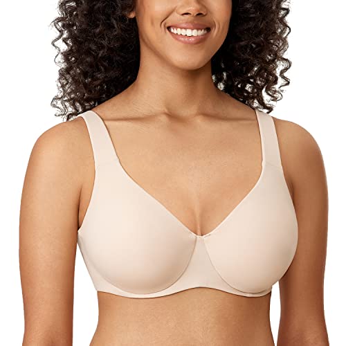 AISILIN Damen Minimizer BH Mit Bügel Große Größen Ohne Polster Vollschalen Beige 75E von AISILIN