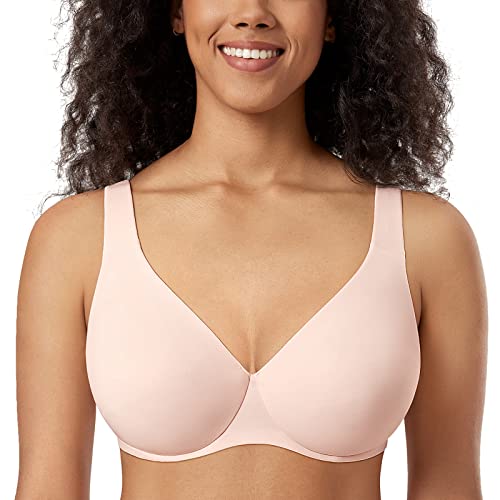 AISILIN Damen Minimizer BH Mit Bügel Große Größen Ohne Polster Vollschalen Aprikosenrosa 75C von AISILIN