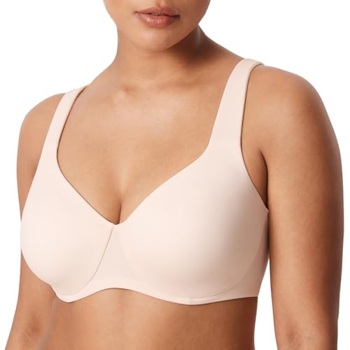 AISILIN Damen Minimizer BH Mit Bügel Große Größen Ohne Polster Vollschalen Rose White 90D von AISILIN