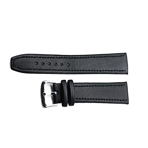 AISNXOQI Leder Uhrenband 18mm 20 mm 22 mm 24mm Uhrenband Armbänder u200BStainless Stahlschnalle Armband Accessoires Uhrengurt (Farbe: Braun, Größe: 12 mm) von AISNXOQI