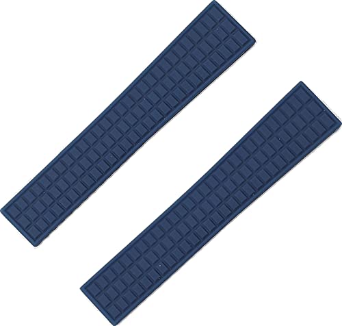 AITEKODVG 18mm 19mm Uhrenband für Patek -Gurt für Philippe Belt Ladies Aquanaut 5067a 491ptk Gummi -Uhren Band (Farbe: Grau -Gurt, Größe: 18 mm keine Schnalle) von AITEKODVG