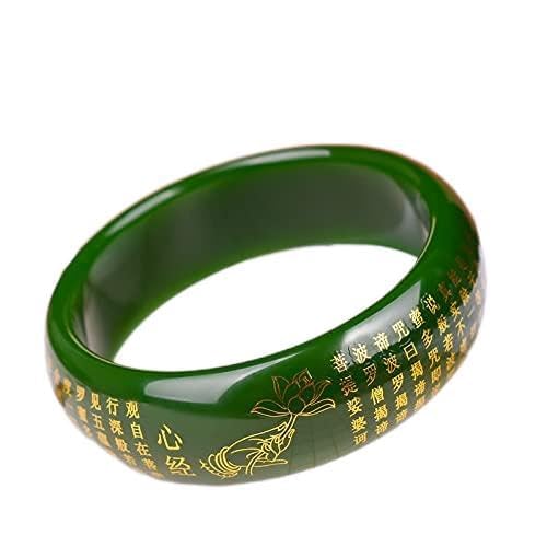 AITEKODVG Armreifen für Frauen, Natural Jade Armreif Armband handgeschnitzte Fine Lady Schmuckmodzubehört von AITEKODVG