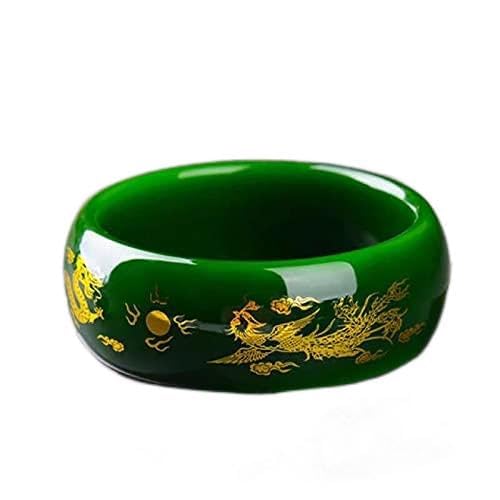 AITEKODVG Armreifen für Frauen, Natural Jade Armreif Armband handgeschnitzte Fine Lady Schmuckmodzubehört von AITEKODVG