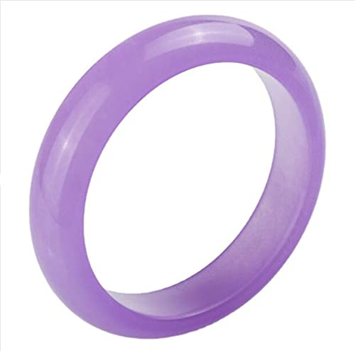AITEKODVG Armreifen für Frauen, Quarzit voller lila echtes natürliches violettes Jade Armband-Armband Mode Charme Schmuckzubehör handgeschnitzt Emerald Armreifen Lady Par von AITEKODVG