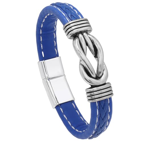 AITEKODVG Lederarmband für Männer, einfache Twist geflochten AITEKODVG Lederarmband für Männer, einfache Twist geflochten von AITEKODVG