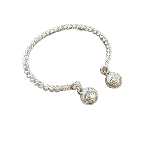 AITEKODVG Luxus 925 Sterling Silber Retro Pretty Manschette Armreif Armband für Frauen Fashion Party Designer Schmuckgeschenke von AITEKODVG