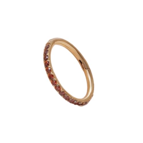 AITEKODVG Nasenringe Nasenring Ohrring perforiert Frauen Schmuck Kristall Nasenseptale Knorpel Scharnier angehobener Nasenring Lippen Nase Piercings von AITEKODVG