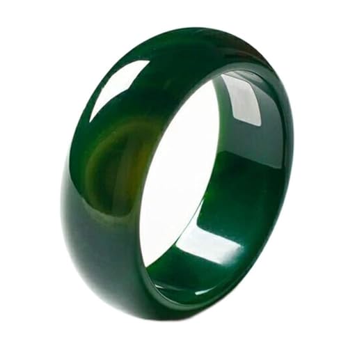 Armreifen für Frauen, geschnitztes Jade Armreifen Armband rund echtes Jade -Armband Naturtöne Grüne Hand Jade -Ketten -Armbänder, die Schmuck für Frauen weit verbreitet und verdickte (62) (62 von AITEKODVG