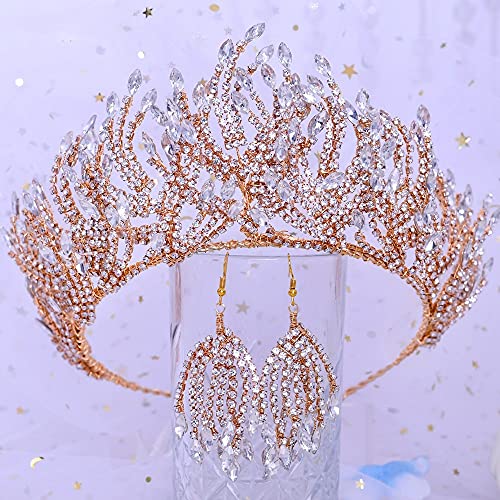 Haarschmuck Krone Tiaras für Frauen Hochzeit Tiara Kristall Stirnband Brautkronhochzeit Blumenstirnbänder Hochzeit Haarzubehör Set Haarschmuck, S-1 Krone Haarschmuck Krone Tiaras für Frauen Hochzeit Tiara Kristall Stirnband Brautkronhochzeit Blumenstirnbänder Hochzeit Haarzubehör Set Haarschmuck, S-1 Krone von AITEKODVG