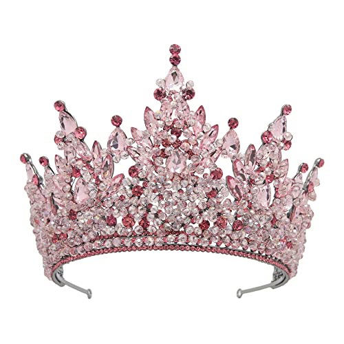 Haarschmuck Krone Tiaras für Frauen Königin Kronen Miss Universe Bridal Tiara Frauen Luxusblau -Festzug Diadem Indisches Hochzeitshaarzubehör, rote Farbe Haarschmuck Krone Tiaras für Frauen Königin Kronen Miss Universe Bridal Tiara Frauen Luxusblau -Festzug Diadem Indisches Hochzeitshaarzubehör, rote Farbe von AITEKODVG