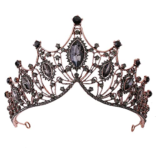 Haarschmuck Krone Tiaras für Frauen Vintage Schwarzer Kristall Strasskronen Kronen Braut Königin Prinzessin Hochzeit Haarzubehör Elegante Tiara Diadem Frauen Schmuck, Schmuck, Haarschmuck Krone Tiaras für Frauen Vintage Schwarzer Kristall Strasskronen Kronen Braut Königin Prinzessin Hochzeit Haarzubehör Elegante Tiara Diadem Frauen Schmuck, Schmuck, von AITEKODVG