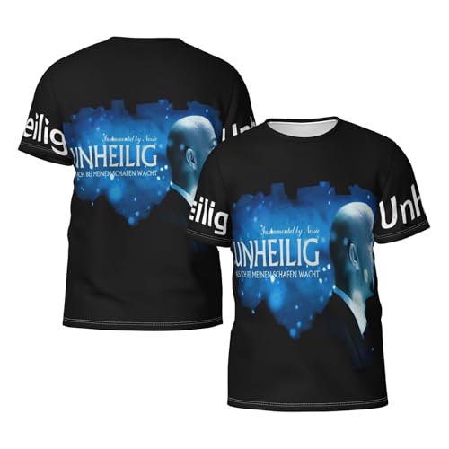 Unhe*ilig Unisex Herren Damen T-Shirts Vintage Tshirt Druck Grafik T-Shirt Sommer Casual Kurzarm Loose T Shirt Crew Neck Tees Top Fans Merch Geschenk Bekleidung Pullover Top Unhe*ilig Unisex Herren Damen T-Shirts Vintage Tshirt Druck Grafik T-Shirt Sommer Casual Kurzarm Loose T Shirt Crew Neck Tees Top Fans Merch Geschenk Bekleidung Pullover Top von AITSAUIO