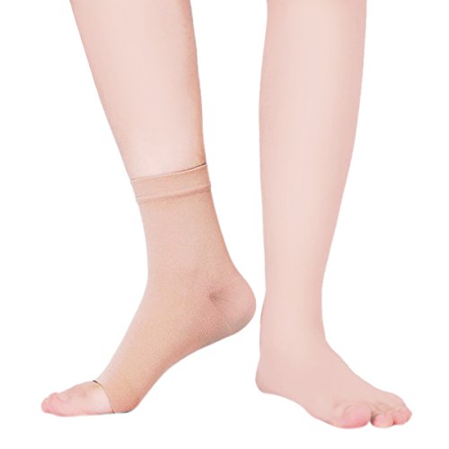 Aivtalk Damen Dünn Knöchelbandage Fußgelenkstütze Atmungsaktiv Fußbandage Kompressionssocken für Fußgelenkstütze Schmerzlinderung und Blutzirkulation von Aivtalk