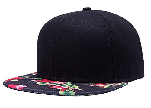 Aivtalk Stickerei Baseballcap Mütze Hip Hop Cap Kappe Jungen Mädchen Snapback Original Flache Baseballmütze - Grau von Aivtalk