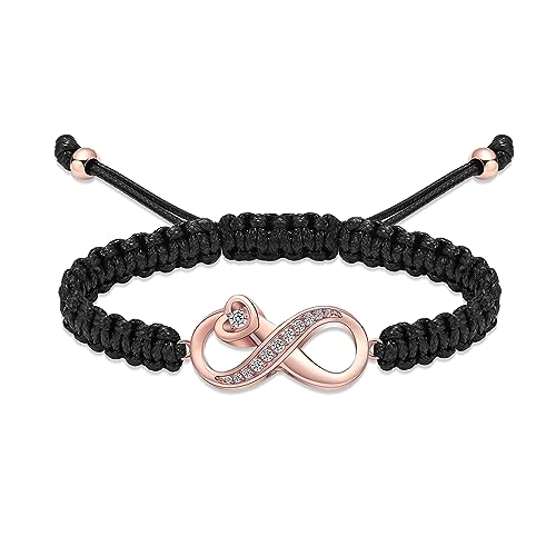 Einäscherung Armband für Asche für Frauen Männer Einstellbare Infinity Einäscherung Urne Armband Armreif für Asche Keepsake Memorial Asche Schmuck von AIWENXI