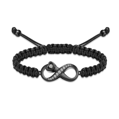 Einäscherung Armband für Asche für Frauen Männer Einstellbare Infinity Einäscherung Urne Armband Armreif für Asche Keepsake Memorial Asche Schmuck von AIWENXI