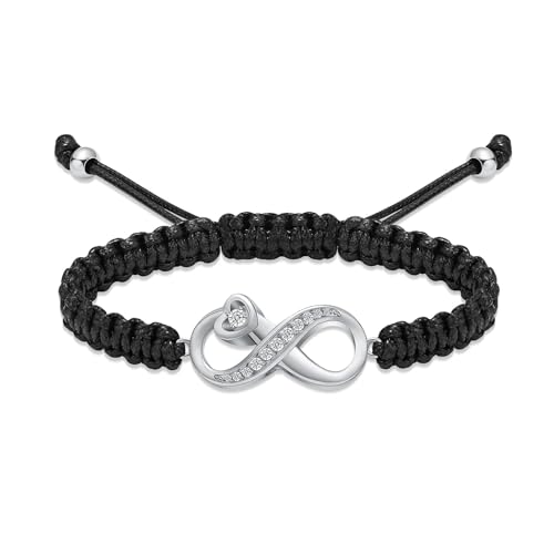 Einäscherung Armband für Asche für Frauen Männer Einstellbare Infinity Einäscherung Urne Armband Armreif für Asche Keepsake Memorial Asche Schmuck von AIWENXI