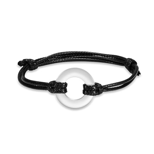 AIWENXI Haustiere Kremation Armbänder Runde Urne Armband für Asche für Männer Frauen Edelstahl verstellbare Asche Gedenkarmband Erinnerungen Schmuck von AIWENXI