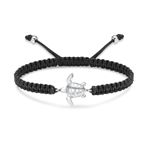 AIWENXI Meer Schildkröte Kremation Schmuck Urne Armbänder für Asche für Männer Frauen Edelstahl Beerdigungsdenkmal Asche Armband Erinnerungen Armbänder von AIWENXI